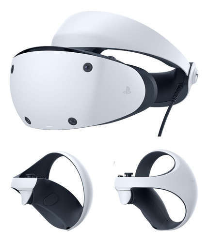 Playstation Vr2  + Acessórios Em Preto E Branco - Psvr2