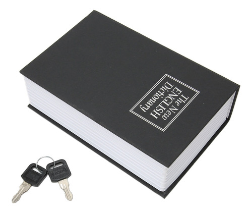 Caja Seguridad Diseño Libro Diccionario 18 Cm Con Llave