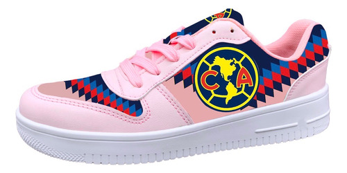 Tenis Sneakers Club America Rosa Unisex