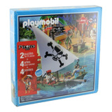 Rompecabezas Playmobil Piratas X 25pzs En Caja Para Colorear