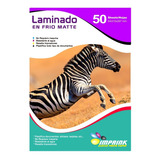 Laminado En Frio Transparente Matte A4/50 Hojas