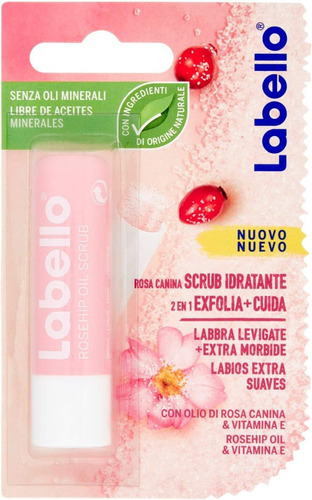 Bálsamo Labial Exfoliante Scrub Con Rosa Mosqueta