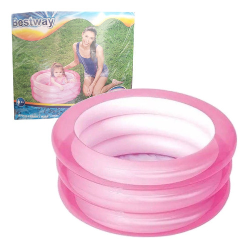 Pileta Inflable Redonda Bestway 51033 De 3 Aros Bebe