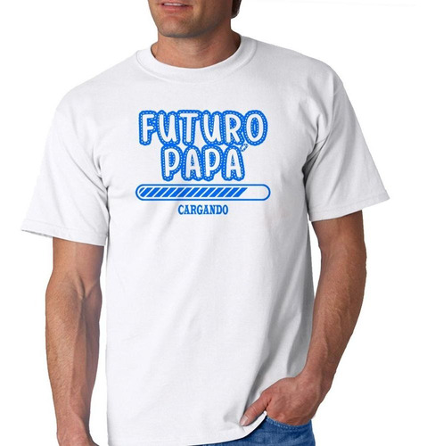 Remera De Hombre Frase Futuro Papa En Proceso Barra