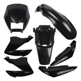 Kit Plastico Skua/bross Negro 7 Pzs Moto Avenida