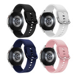 4 Correas Para Samsung Galaxy Watch 5 Pro 4 Active 2 Gear S4