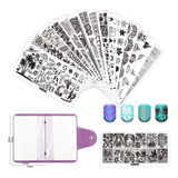 Beautyleader Juego De 20 Placas De Sellos De Uñas, 15 Plac.