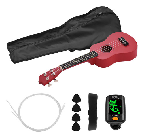 Kit De Cuerdas Para Ukelele Y Soprano, Incluye Púas Afinador