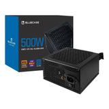 Fonte De Alimentação Para Pc Bluecase Blu 500 Pfc 500w  Preta 115v/230v