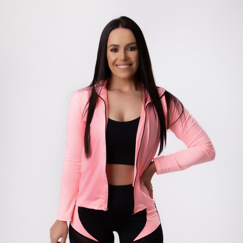 Casaco Moda Fitness Academia Roupa De Malhar Leve E Estilosa