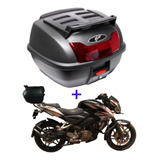 Maletero 40 Lt De Lujo Con Soporte Para Moto Pulsar Ns 200