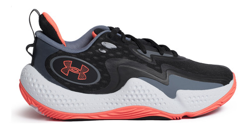 Zapatillas Under Armour Spawn 5 Unisex Básquet Negro