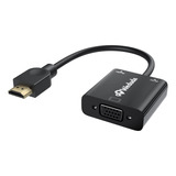 Weduda Adaptador Hdmi A Vga (macho A Hembra) Con Puerto De A