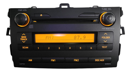 Auto Radio Com Toca Discos Digital A Laser Corolla 2007/2012