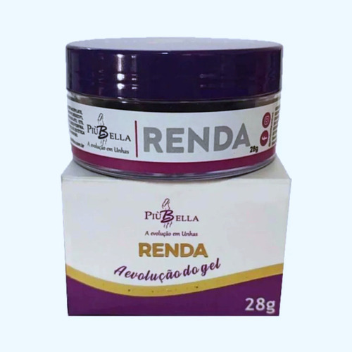 Gel Control Renda 28 Gr Piu Bella Unhas Decoradas