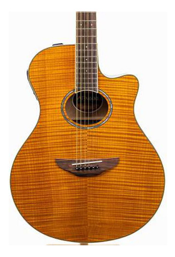 Yamaha Maple Flameado Guitarra Electroacústica Apx600fm-am 