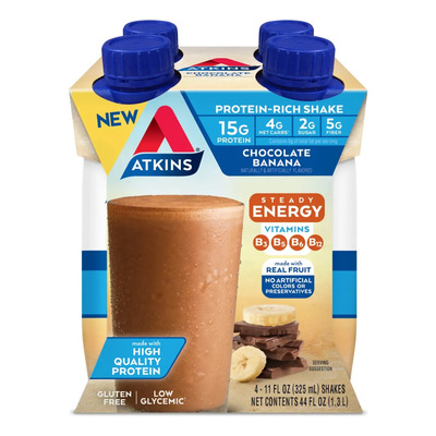 Atkins Gluten Freeshake, Chocolate Banana, Keto | Envío gratis