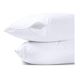 Fundas De Almohada King Size Impermeable Con Cremallera