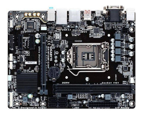 Placa Mãe Gigabyte Ga-h110m-s2ph Lga 1151 Ddr4 6ª/7ª G