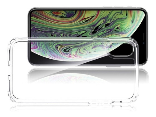 Funda Acrigel + Mica Cristal Para iPhone X Xs Xr Xs Max