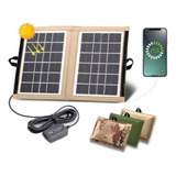 Panel Solar Portatil Camping Exterior 6v 7w Puerto Usb Cl670