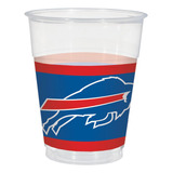 Vasos De Plástico Amscan Blue & Red Buffalo Bills ' 16 Oz, (