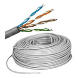 Cable Utp Cat 5cctv Datos, Voz. 4 Pares. Caja X305mts