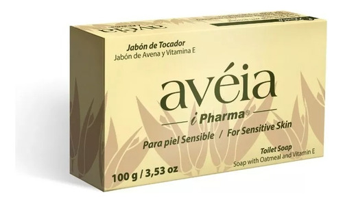 Jabón De Avena Y Vitamina E Para Piel Sensible Avéia 100 Gr