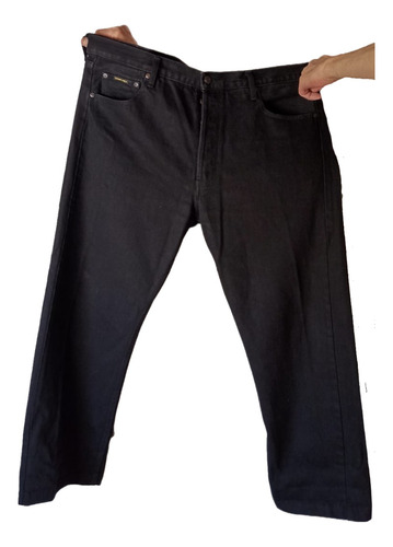 Pantalon Jean Negro Complices Talle50/40 Unisex Leer Medidas