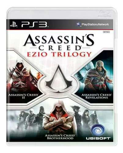 Jogo Seminovo Assassin's Creed Ezio Trilogy Ps3
