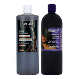 Keratina Keraliss Choco + Shampoo Look Repair Viole 1.000 Ml