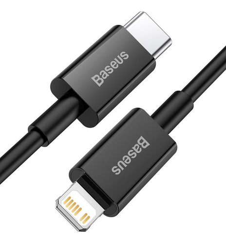 Cabo Carregador Turbo Baseus 20w Usb-c/ Lightning 2m