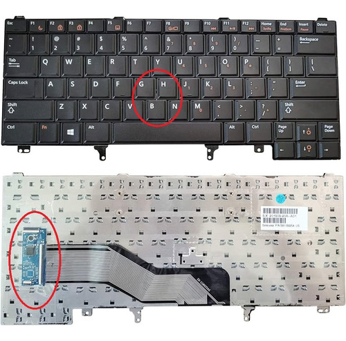 Teclado Para Latitude E5420 E6220 E6320 E6430 E6420 Ingles