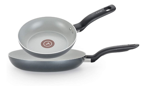 Juego De Sartenes T-fal De 8.5 Y 10.5, 2 Unidades Ceramica