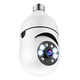 Câmera Ip De Segurança Espiã Lâmpada V80/wi-fi Visão Noturna