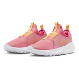 Tenis De Running Niños Grandes Nike Flex Runner 2 Rosa Color Tiza Coral/coral Marino/blanco/limón Pulso Talla 23.5 Mx