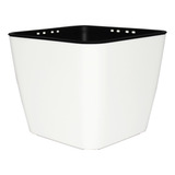 Maceta Autorregable Cuadrada Mini Ra1009 Smart Garden Color Blanco