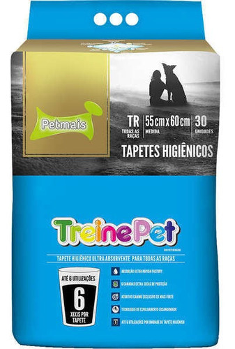 Tapete Higiênico Petmais Treinepet Para Cães 30un