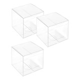 Cajas De Regalo De Plástico Transparentes De 4 X 4 X 4 Pulga