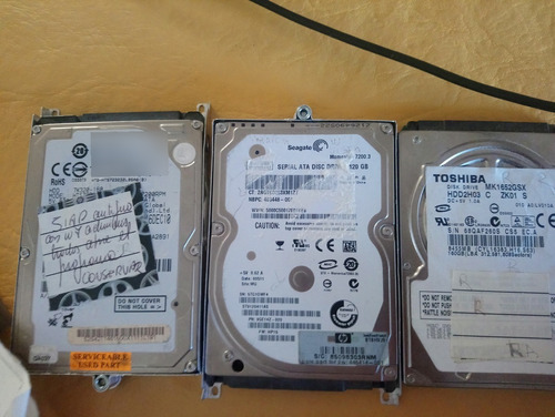  Disco Rígido Sata  Notebooks Solo Uso Externo.  