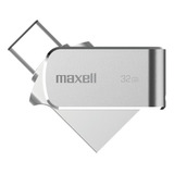 Maxell Memoria Usb Otg 128gb 3.0 C/conect Tipo C Color Gris