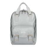 Mochila Xtrem New Briz 4xt Silver Color Plateado Diseño De La Tela Lisa