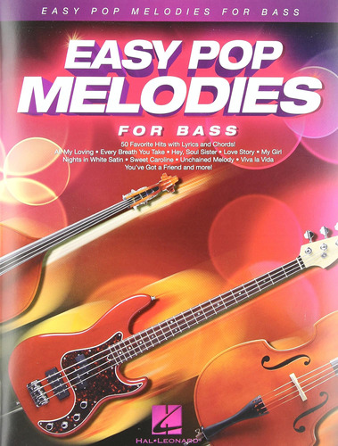 Libro:  Easy Pop Melodies: For Bass