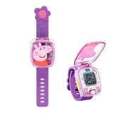 Reloj Vtech Infantil De Aprendizaje Peppa Pig Lila Envio Hoy