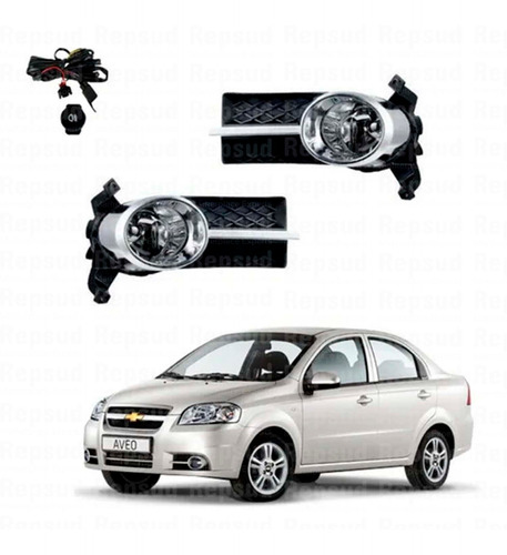 Kit De Neblineros Chevrolet Aveo T250 2009 Sedan