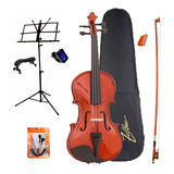 Violino 1/8 Infantil Pro Fire  Zlm18nv Espaleira+ Acessorios