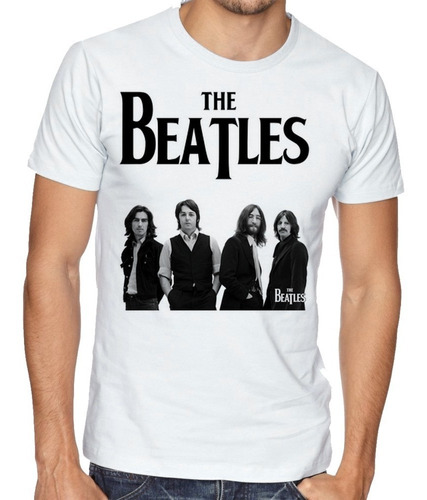 Camiseta Luxo Banda Beatles Rock John Lennon Anos 60 Musica