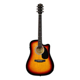 Fender Fa-125ce Dreadnought Guitarra Acústica, Sunburst