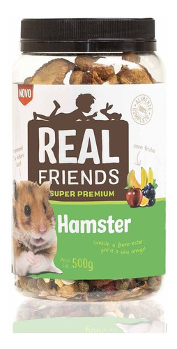 Realfriends Hamster Com Frutas - 500 G