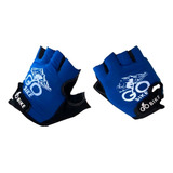 Guantes Ciclismo Go Bike Cocidos Acolchado Unisex Full Salas